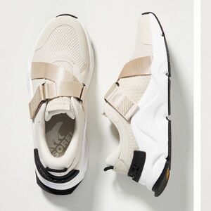 Sorel Beige Velcro Strap Sneakers